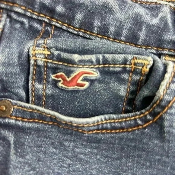 Hollister Women's Skinny Jeans Size 29 Blue Denim Mid Rise Stretch - Picture 2 of 14